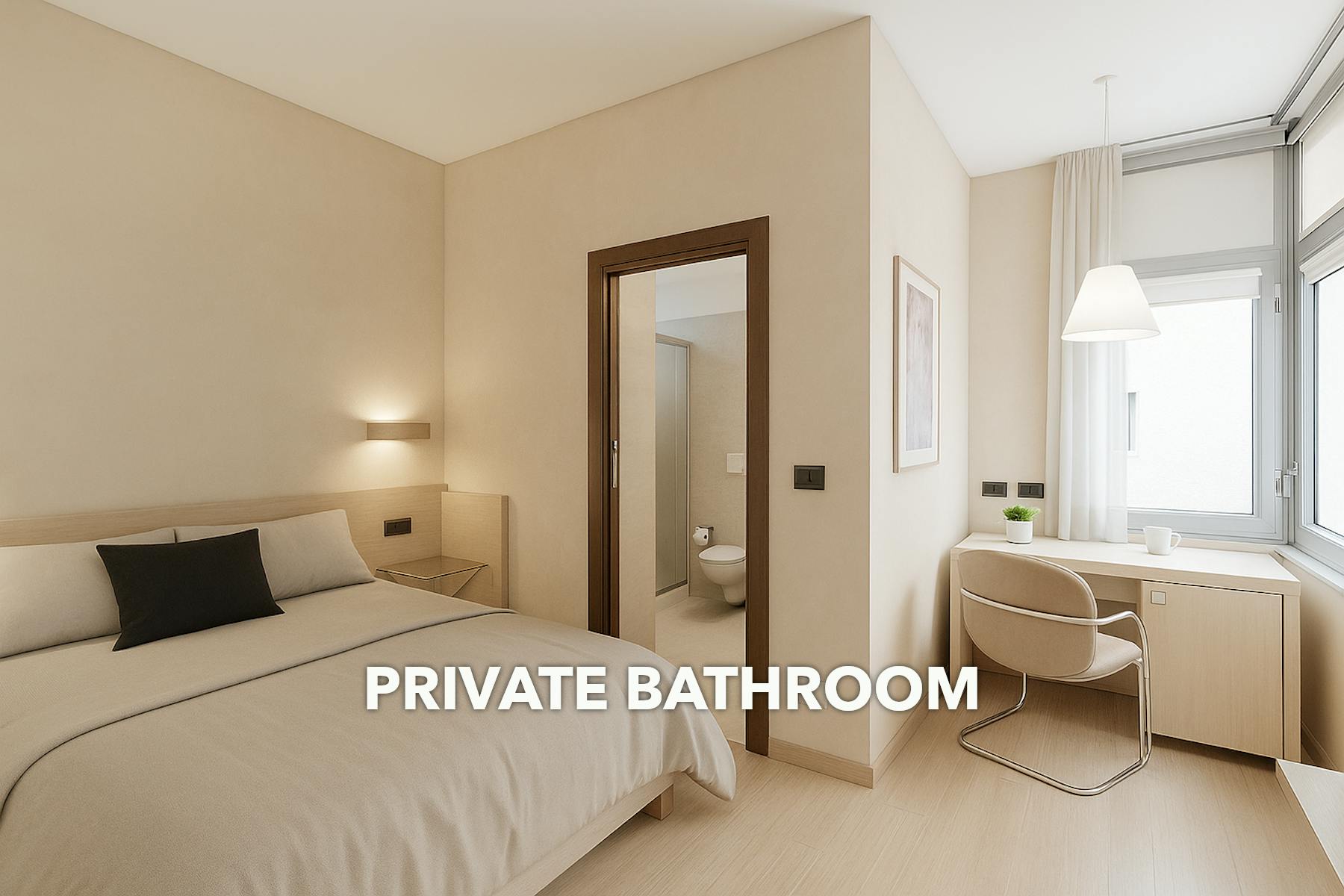 Chambre simple Turin, 1 chambre, 13m² — photo 4