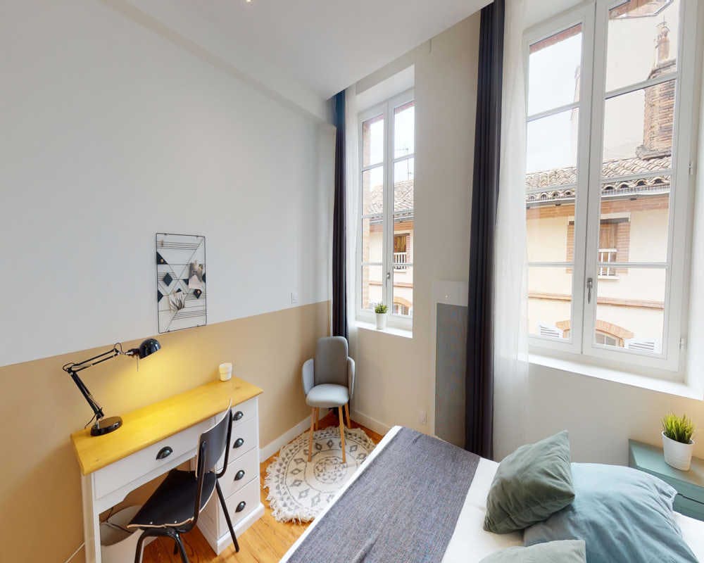 Single room Toulouse, 1 bed, 13m² — photo 23