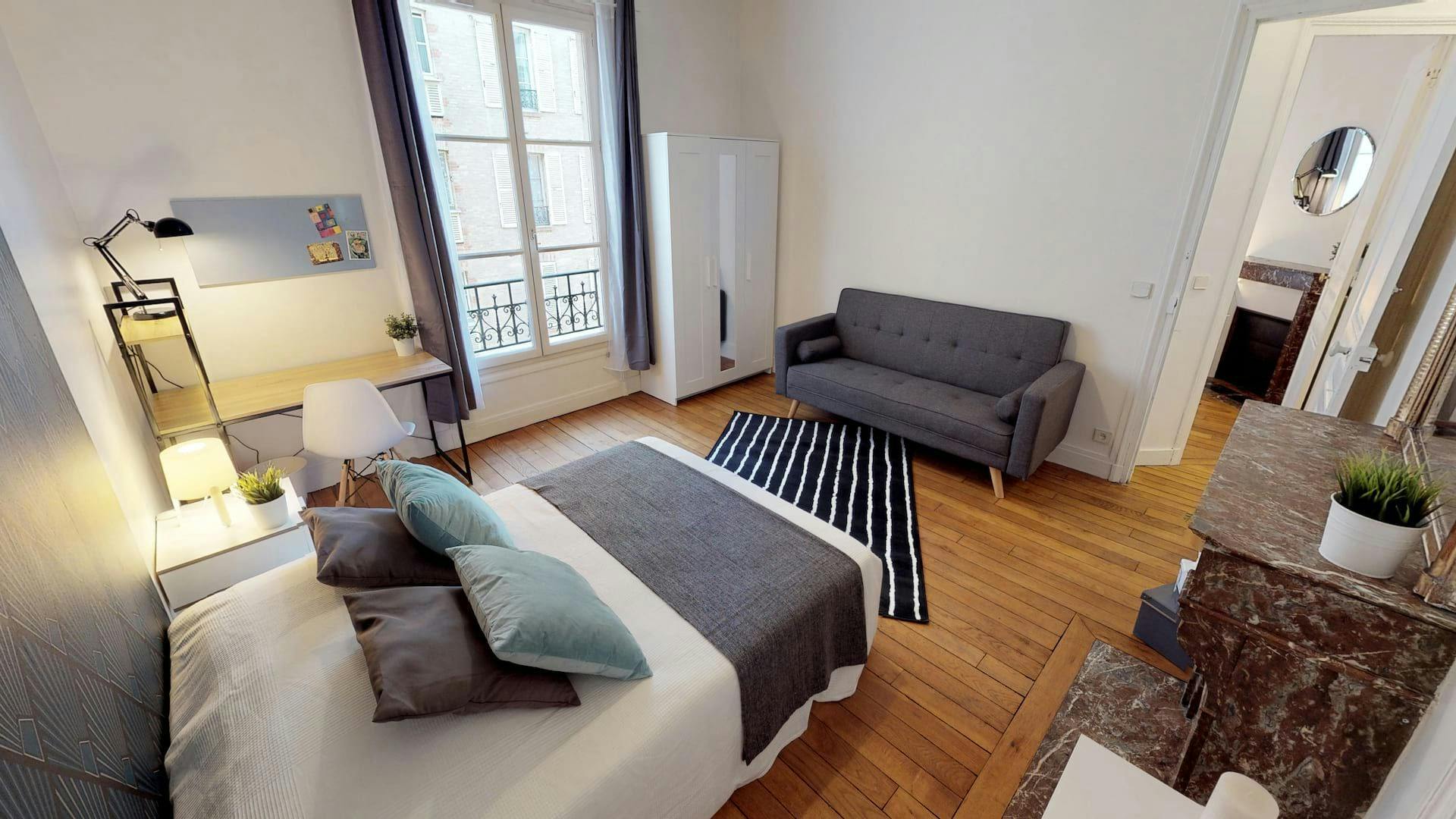 Apartment Paris, 1 bed, 17m² — photo 2