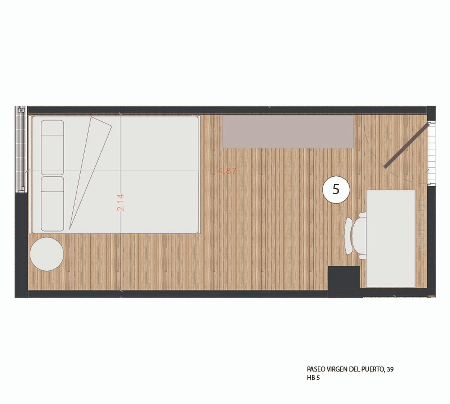 Apartment Madrid, 1 bed, 10m² — photo 10