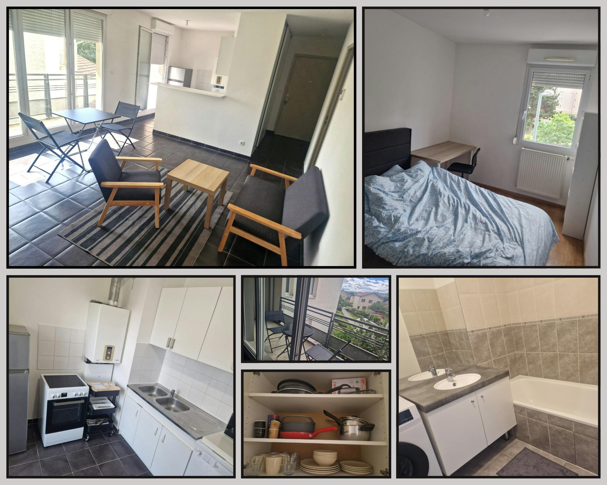 Apartment Vénissieux, 1 bed, 10m² — photo 5
