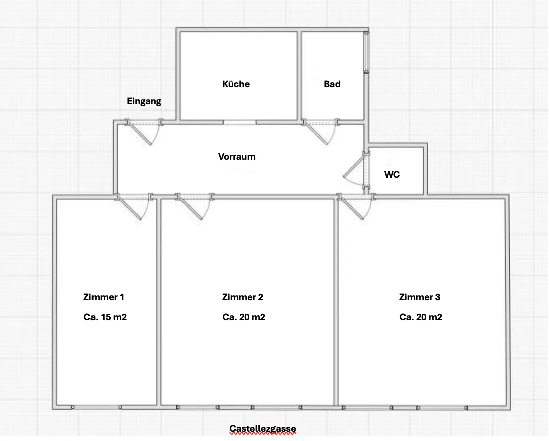 3-Bedroom Apartment in Castellezgasse, Vienna (1587765) ROOM