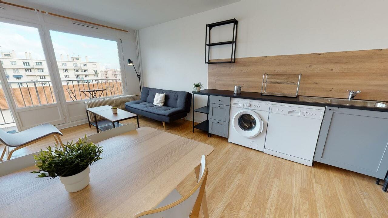 Apartment Villeurbanne, 1 bed, 13m² — photo 9