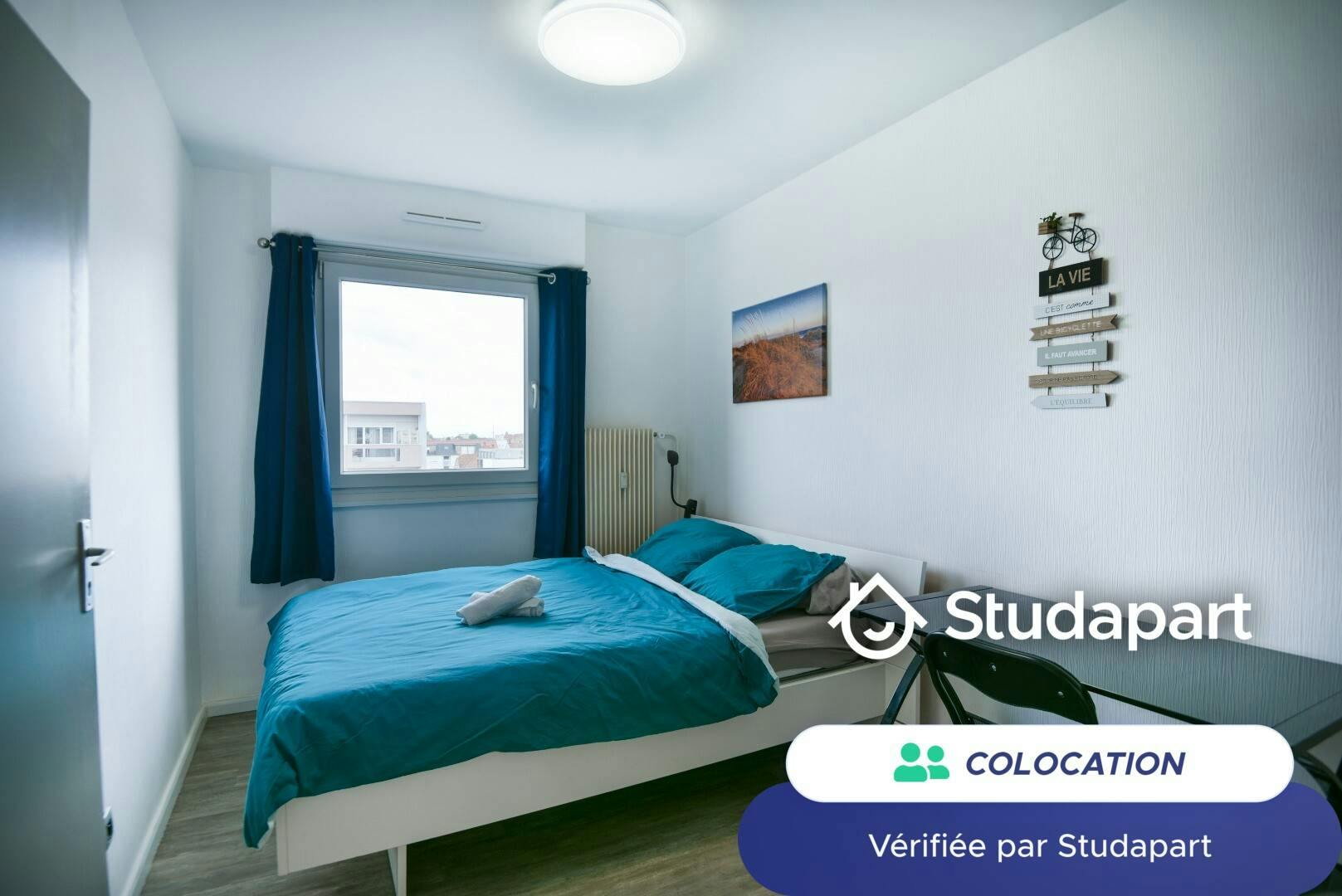 Cameră privată de închiriat pentru 410 EUR pe lună în Colmar, Rue du Raisin