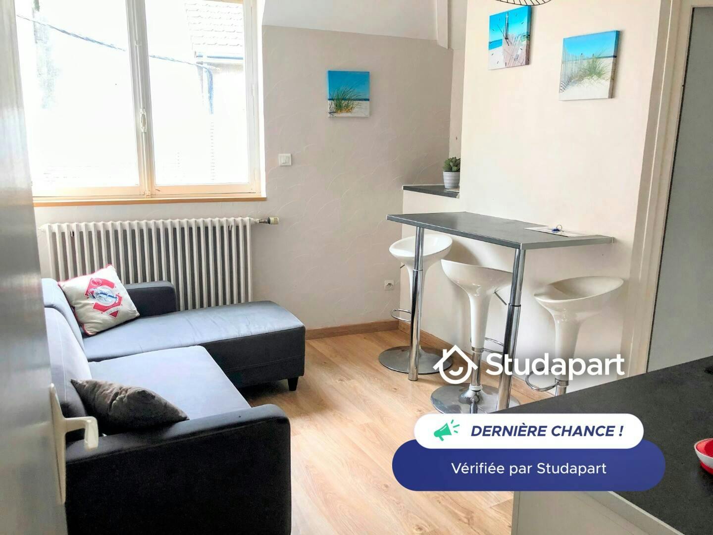 公寓 正在以 €590 的月租出租，其位于 Boulogne-sur-Mer, Rue du Cloître