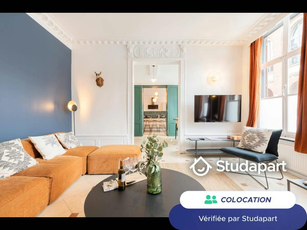 Private room for rent on Rue des Archives, Lille - Vue 5