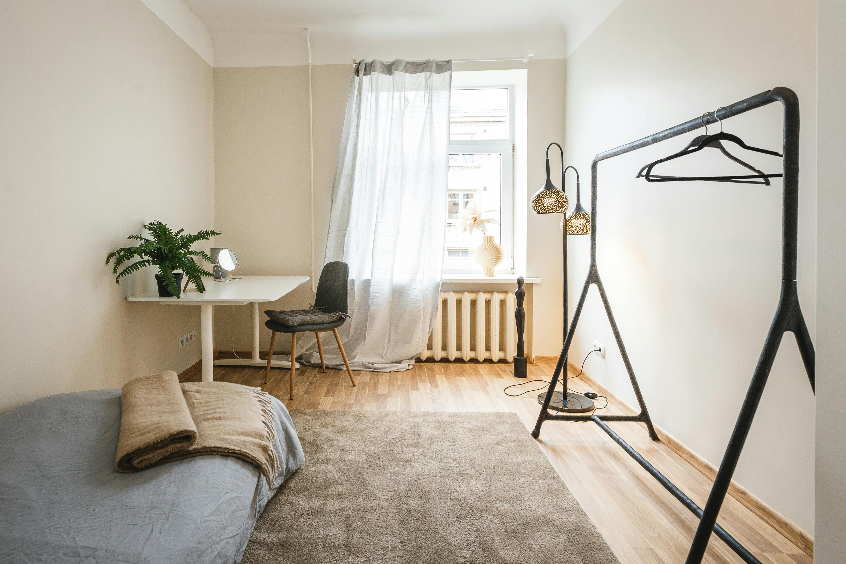 私人房间 正在以 €295 的月租出租，其位于 Riga, Krišjāņa Valdemāra iela