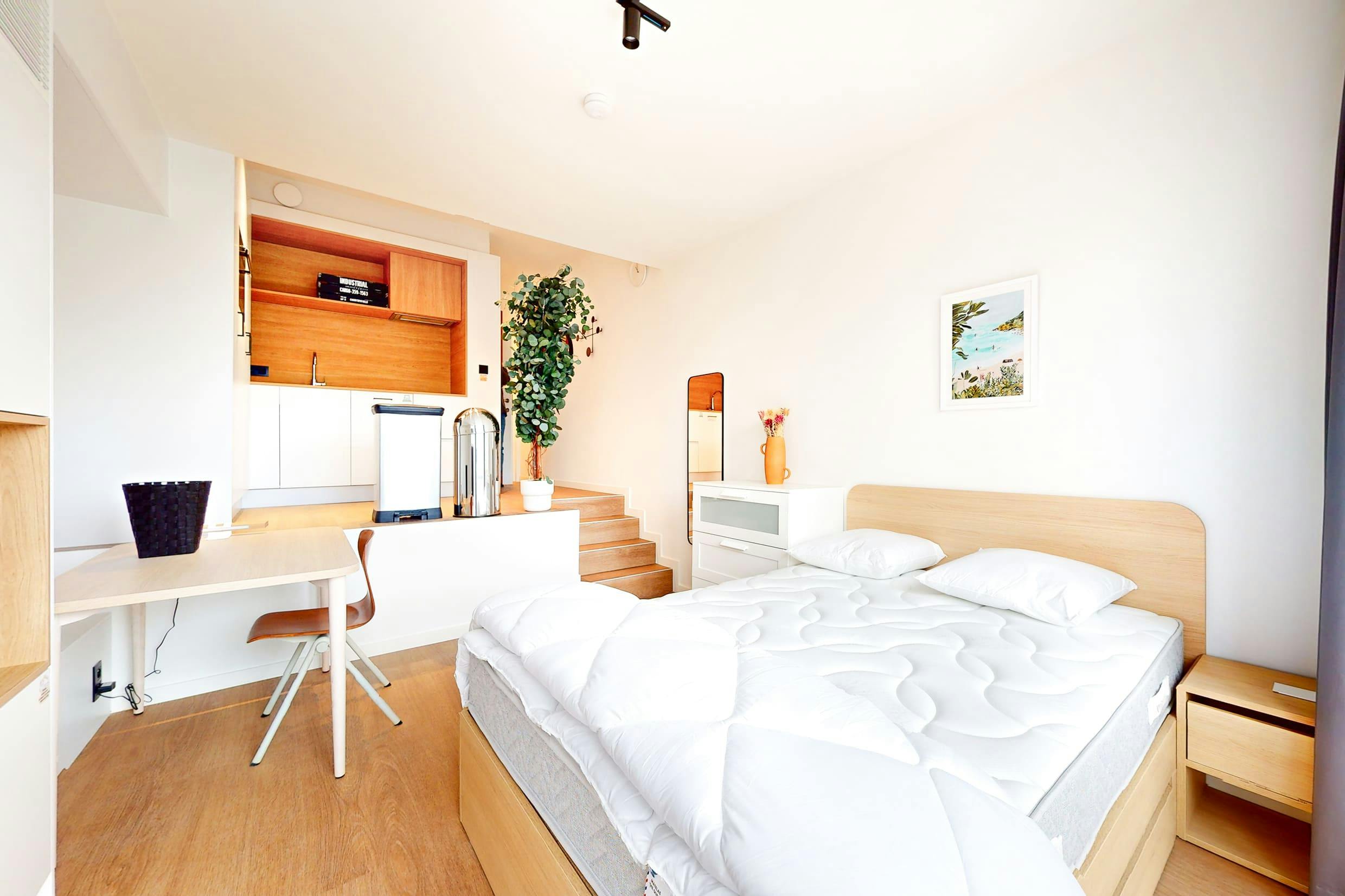 Studio à louer pour 1 210 €/mois à Brussels, Quai à la Houille