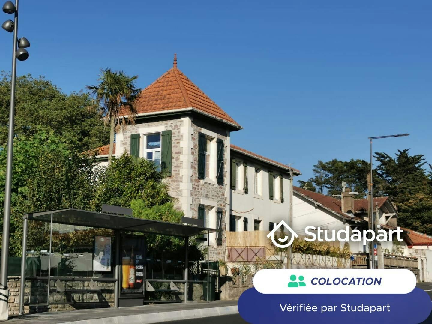 Отдельная комната сдается в аренду за 485 € в месяц в Biarritz, Avenue de la Marne