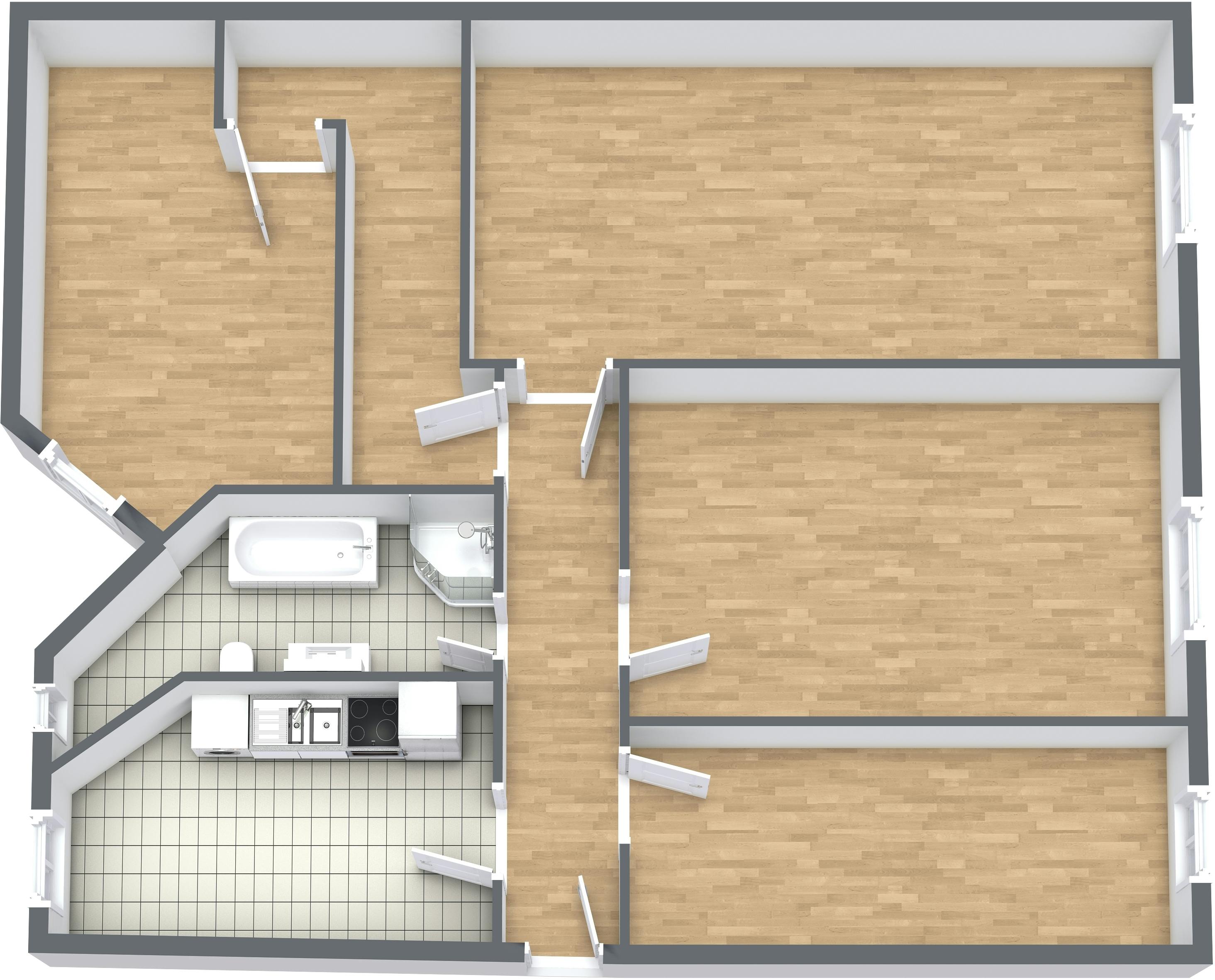 Apartment Berlin, 1 bed, 20m² — photo 2