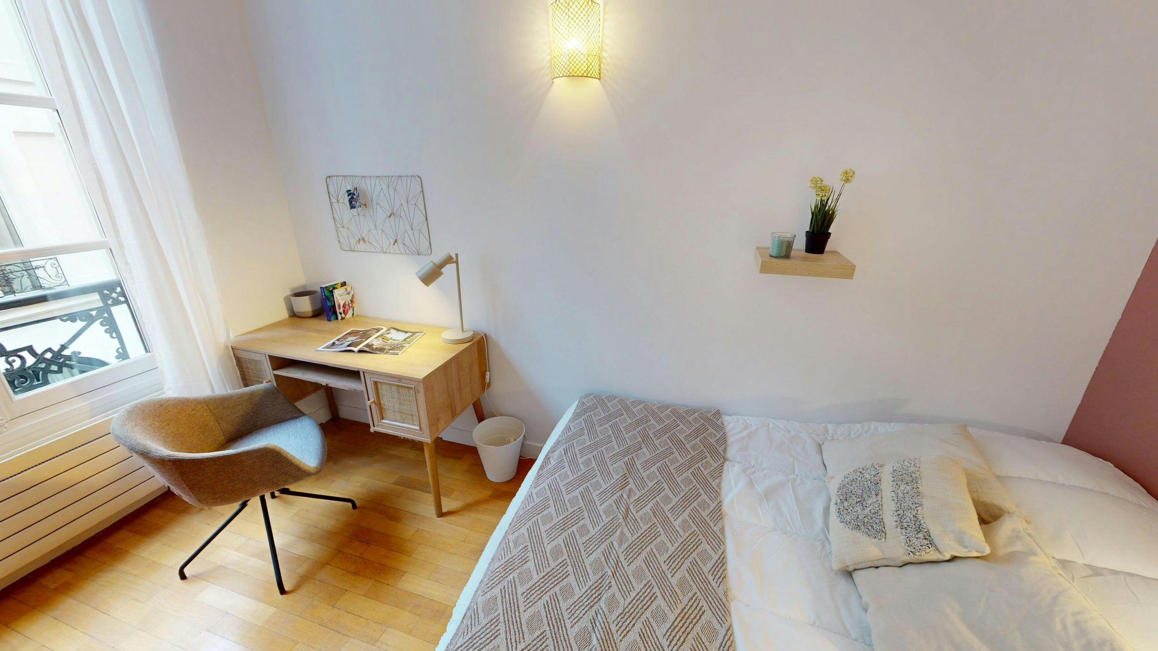 Single room Paris, 1 bed, 14m² — photo 9