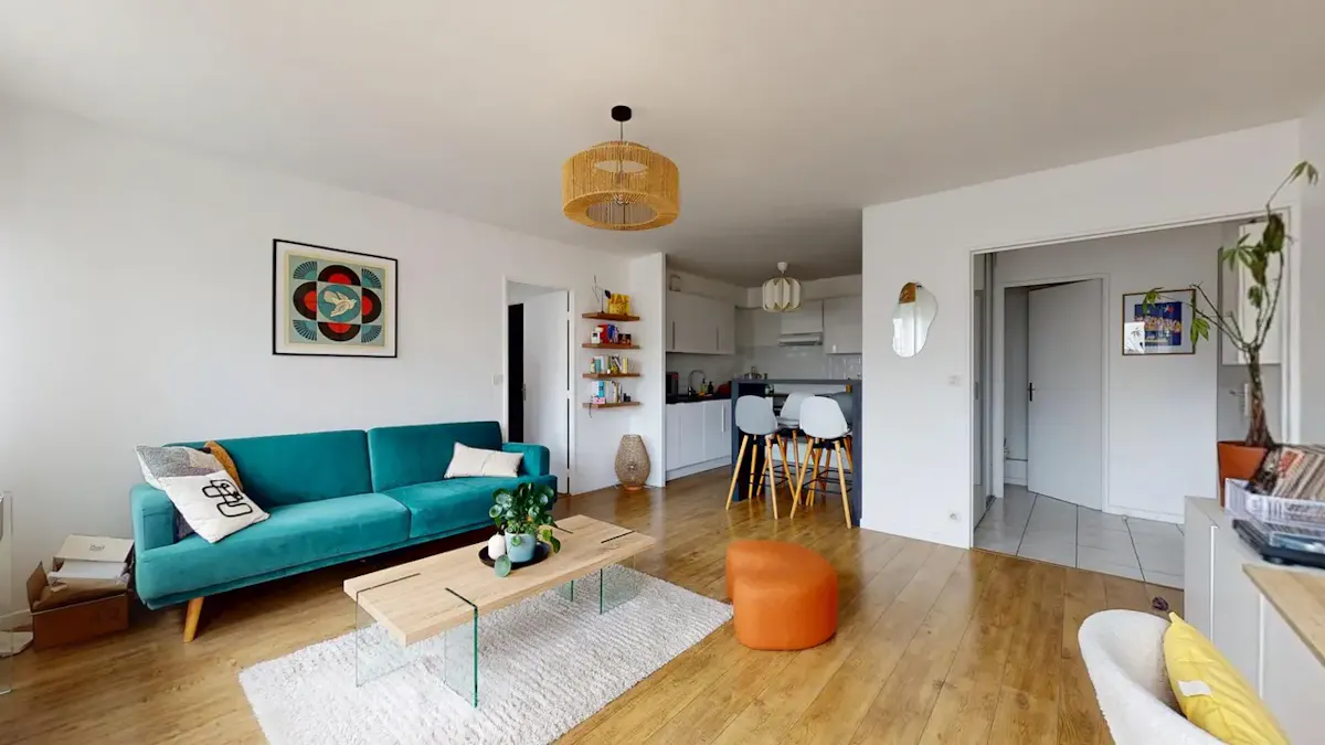 1-Bedroom Apartment in Rue Alain Gerbault, Rennes (1600779) ROOM