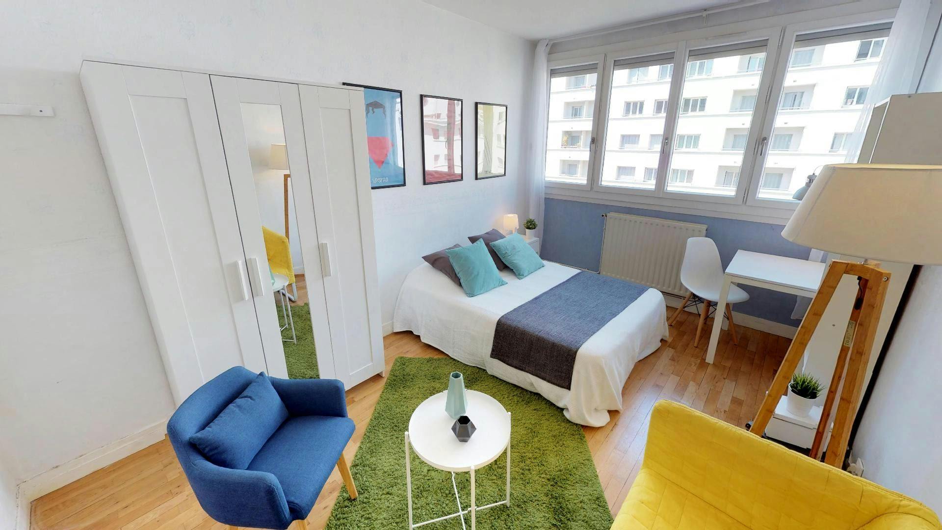 Apartment Lyon, 1 bed, 15m² — photo 4