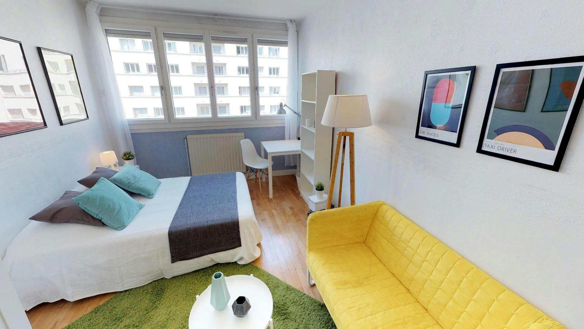 Apartment Lyon, 1 bed, 15m² — photo 3