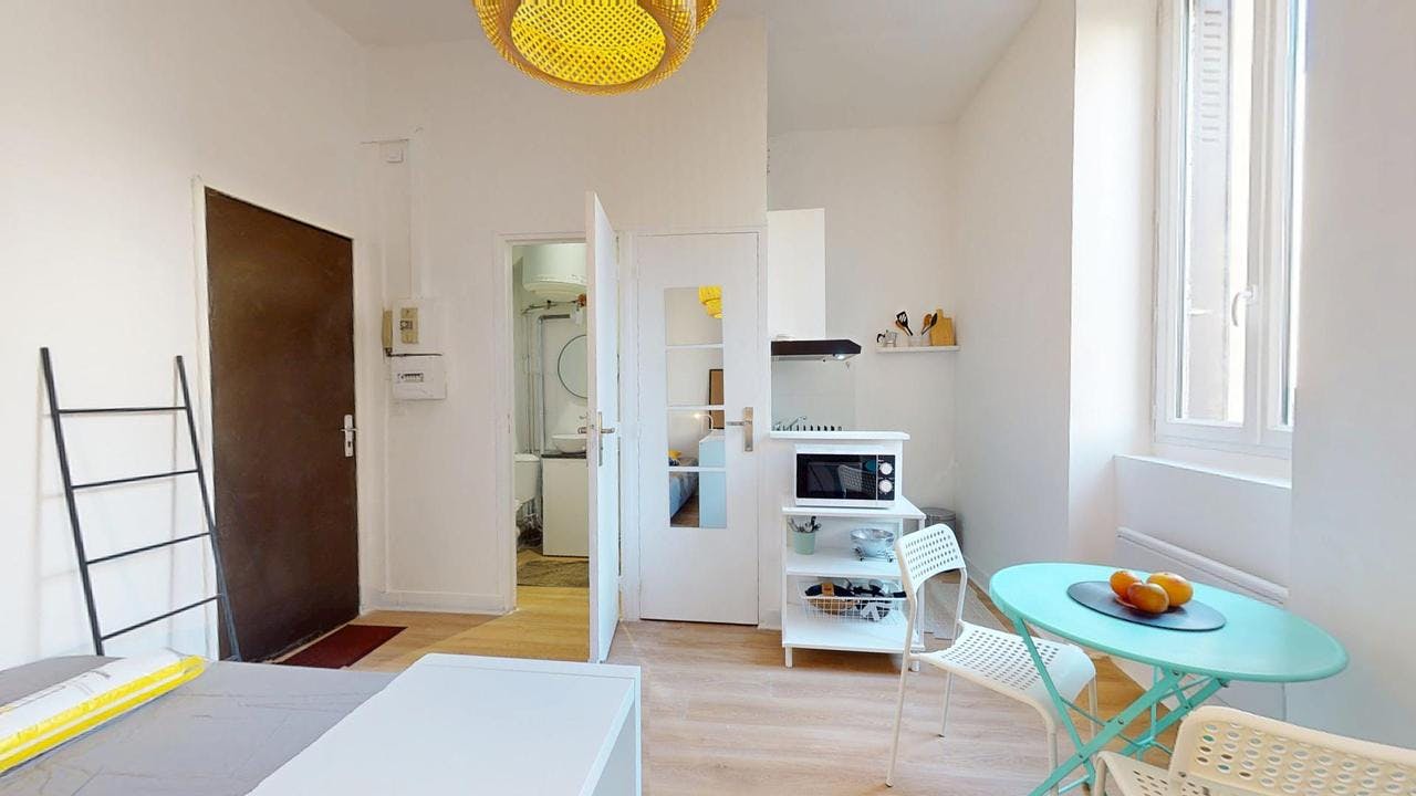 Studio for rent on Rue Domer, Lyon - Widok 6