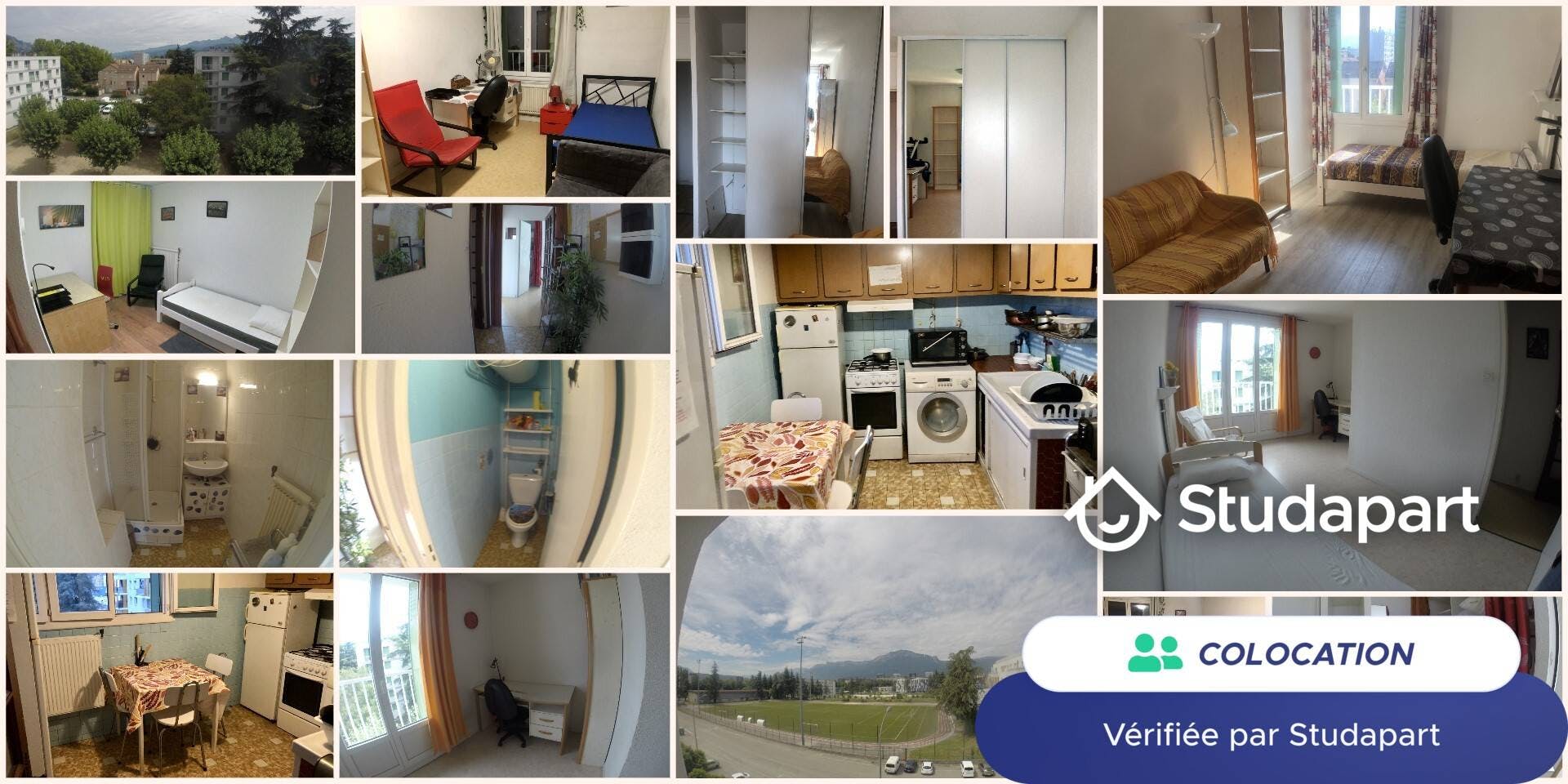 Private room for rent on Avenue Washington, Grenoble – pohled 3