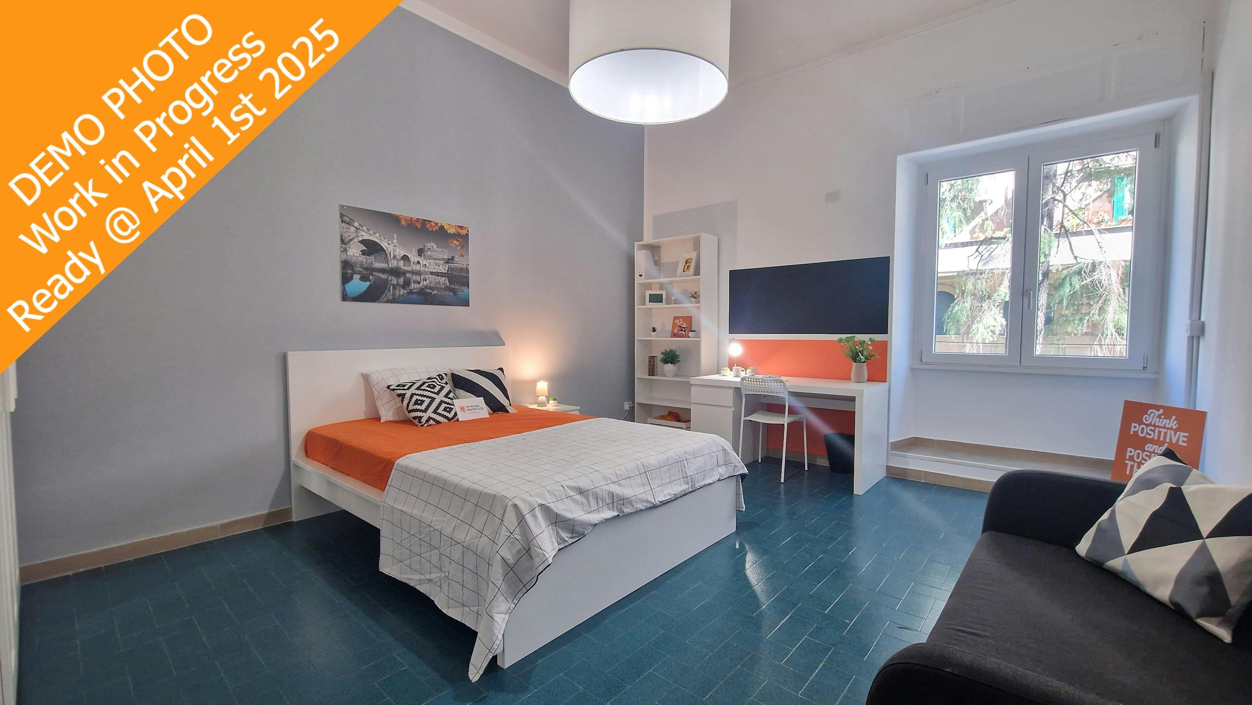 Single room Rome, 1 bed, 17m² — photo 3