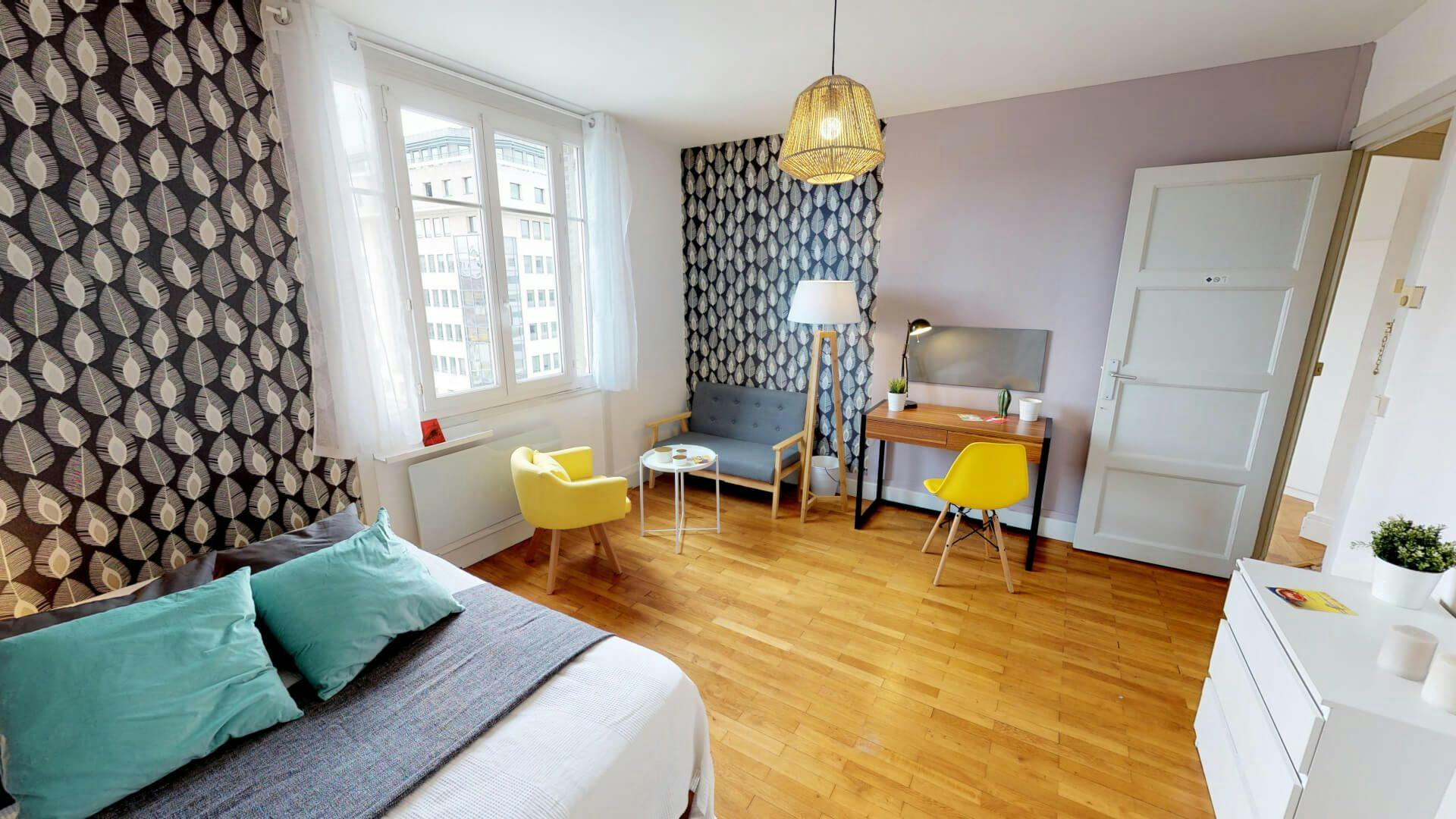 Apartment Lyon, 1 bed, 14m² — photo 1