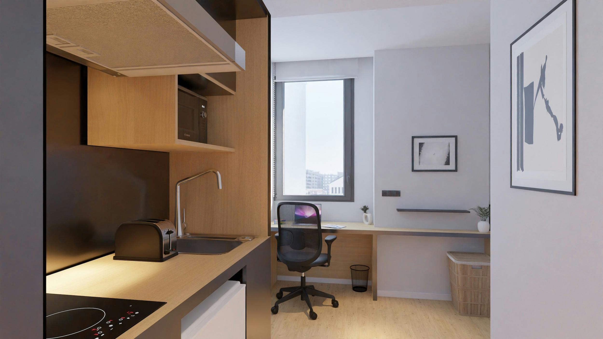 Etta att hyra för 660 € i månaden i Pamplona, Calle del Sadar