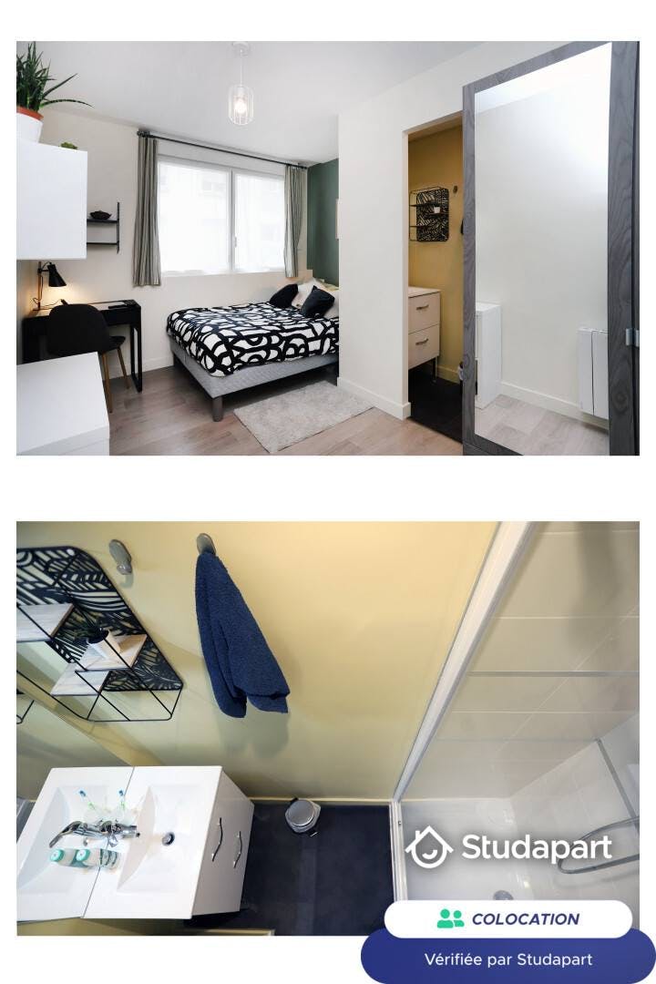 Private room for rent on Rue Coat ar Gueven, Brest – pohled 6
