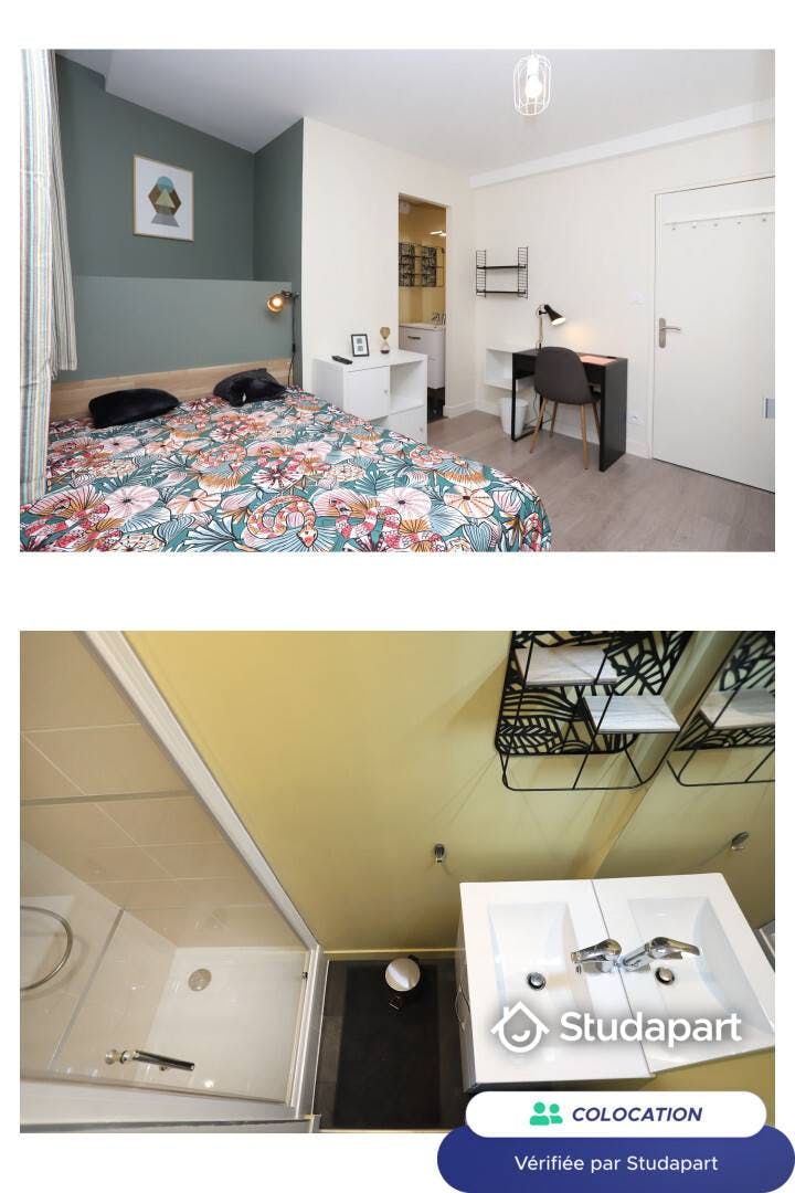 Private room for rent on Rue Coat ar Gueven, Brest – pohled 5