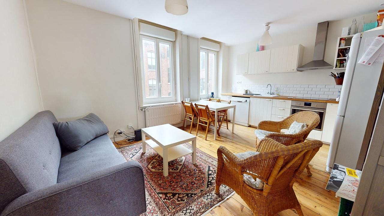 Single room Lille, 1 bed, 12m² — photo 5