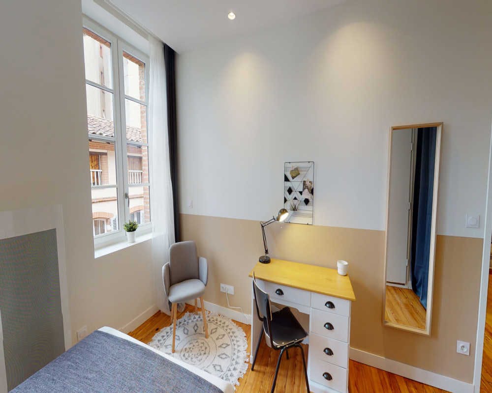 Single room Toulouse, 1 bed, 13m² — photo 17