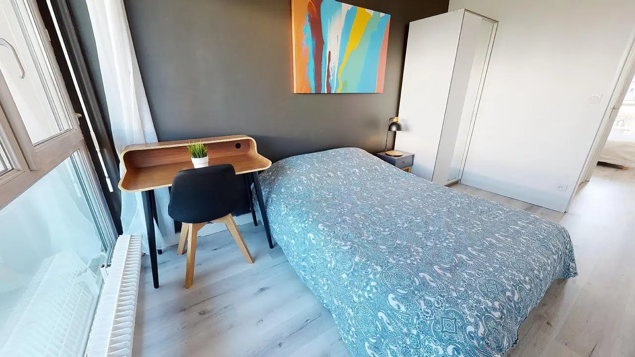 Single room Lyon, 1 bed, 10m² — photo 11