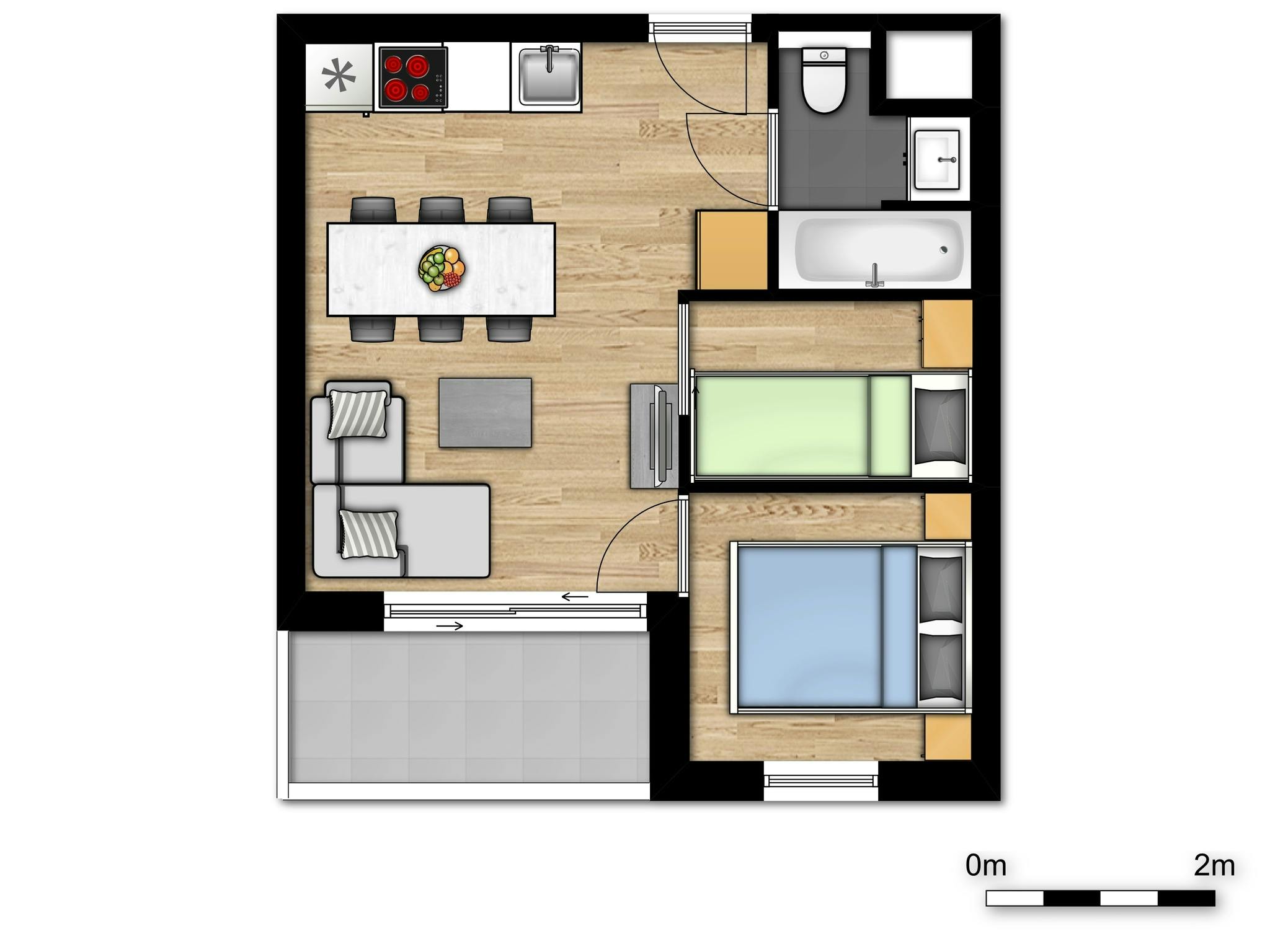 Appartement in Brugge