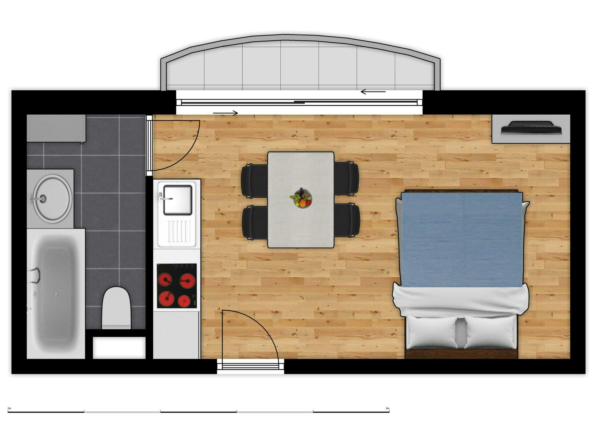 Studio in De Haan