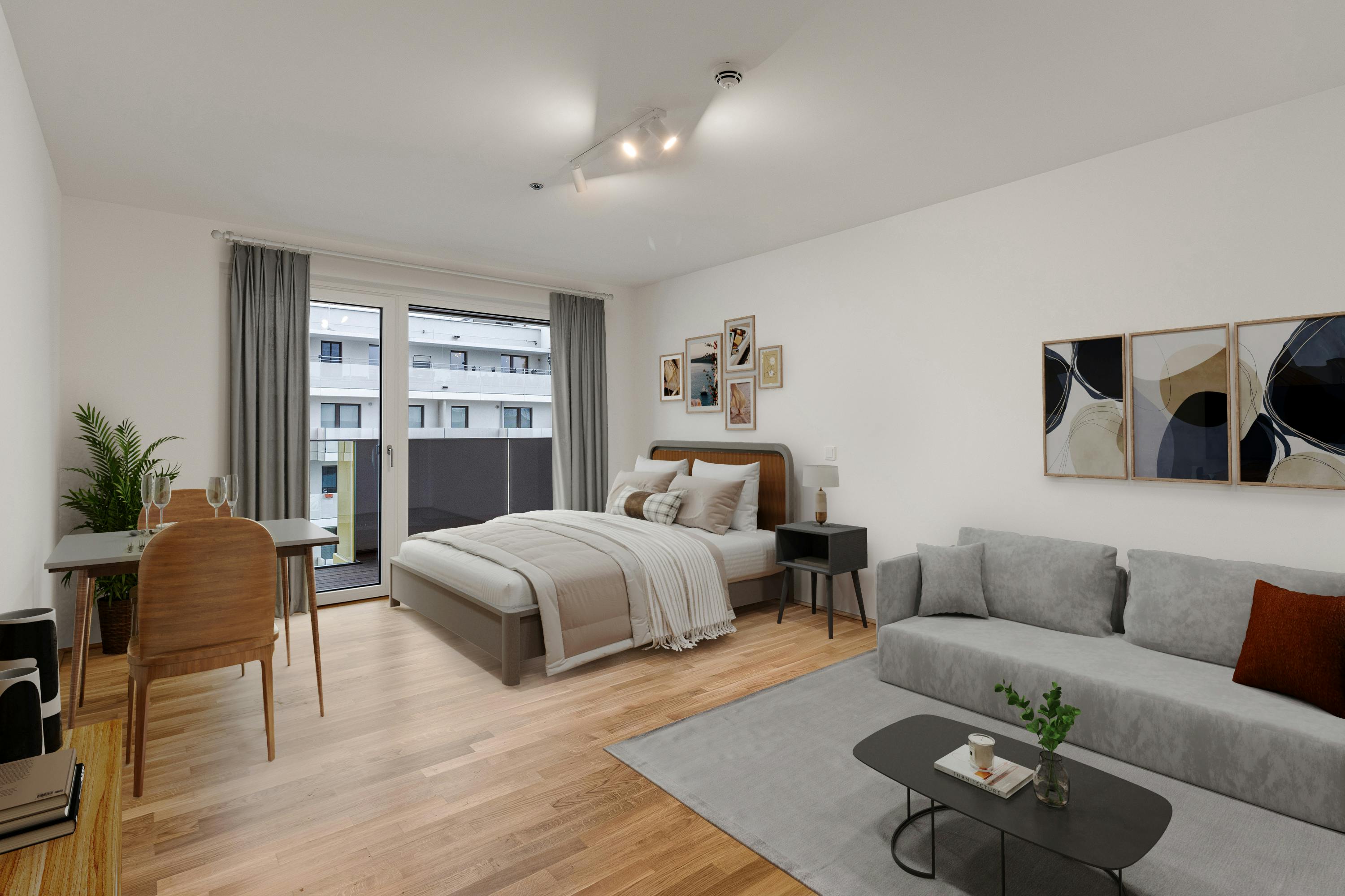 Studio zu mieten für 1.386 € pro Monat in Vienna, Dresdner Straße