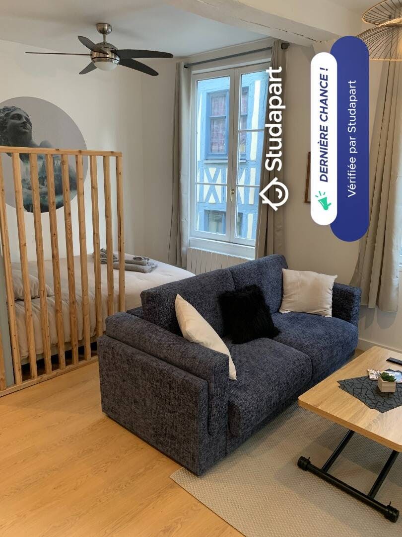 Apartment for rent for €690 per month in Rouen, Rue Sainte-Croix-des-Pelletiers