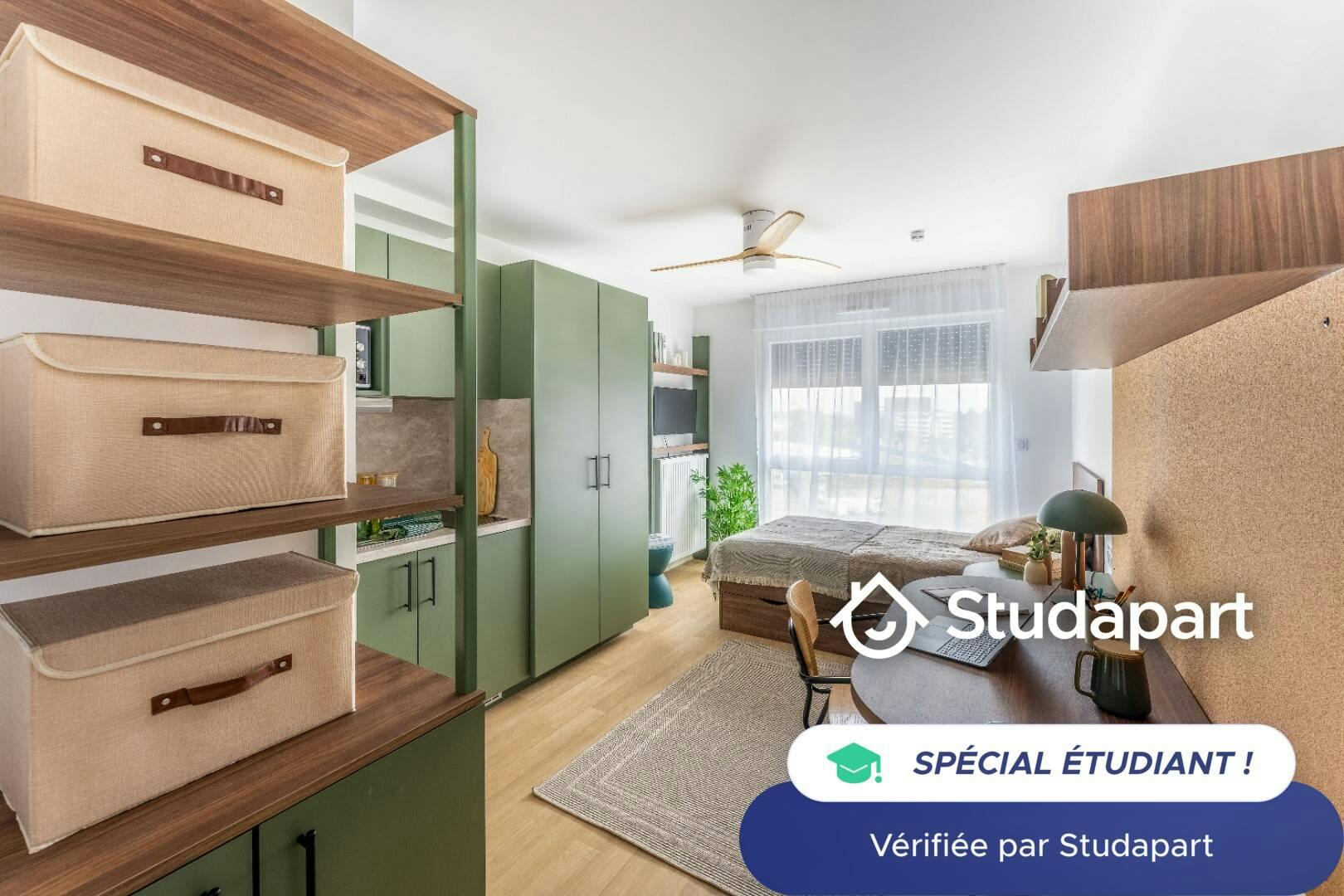 Private room for rent on Cours du Raccordement, Bordeaux - Vue 3