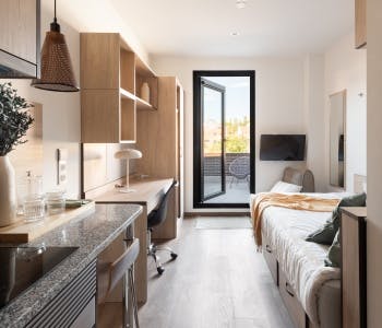 Studio for rent for €1,187 per month in Madrid, Calle de los Gallegos