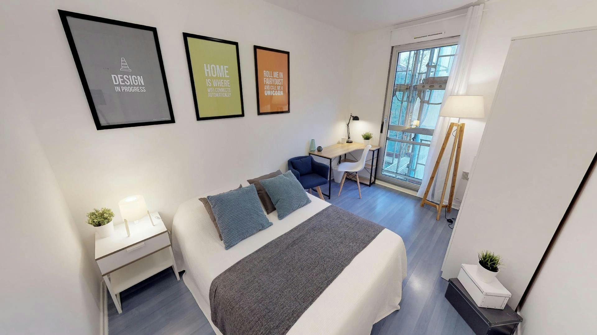 Single room Lyon, 1 bed, 11m² — photo 4