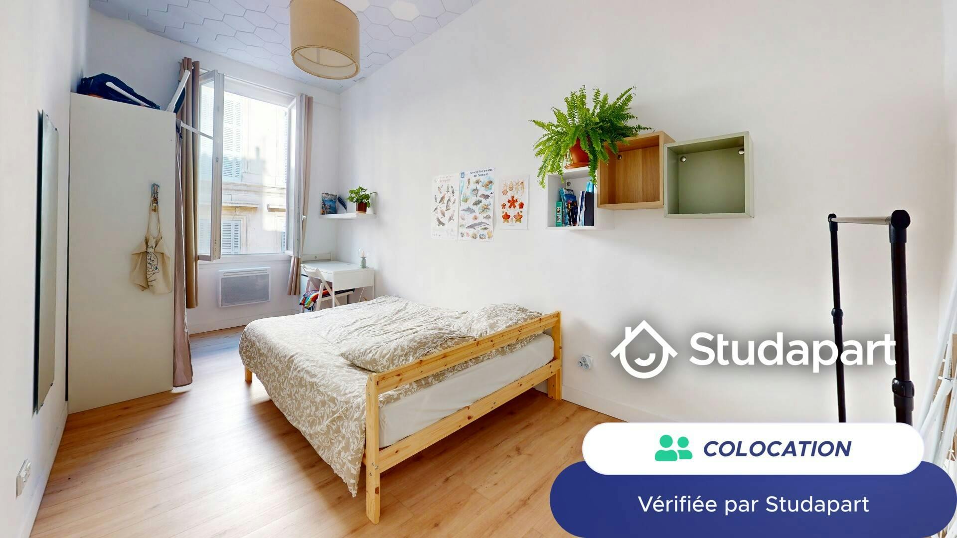 Private room for rent on Rue Tapis Vert, Marseille - Vue 5