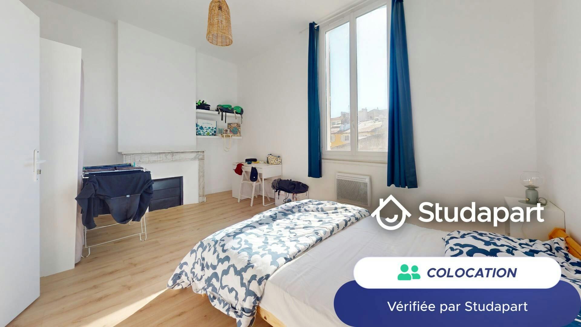 Private room for rent on Rue Tapis Vert, Marseille - Vue 4