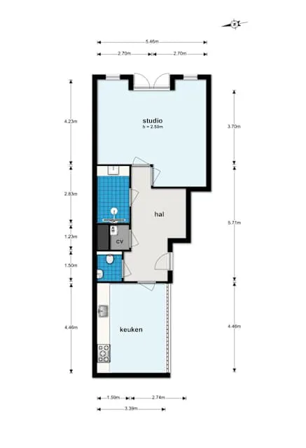 1-Bedroom Apartment in Bickerswerf, Amsterdam (1625808) DOCUMENTATION