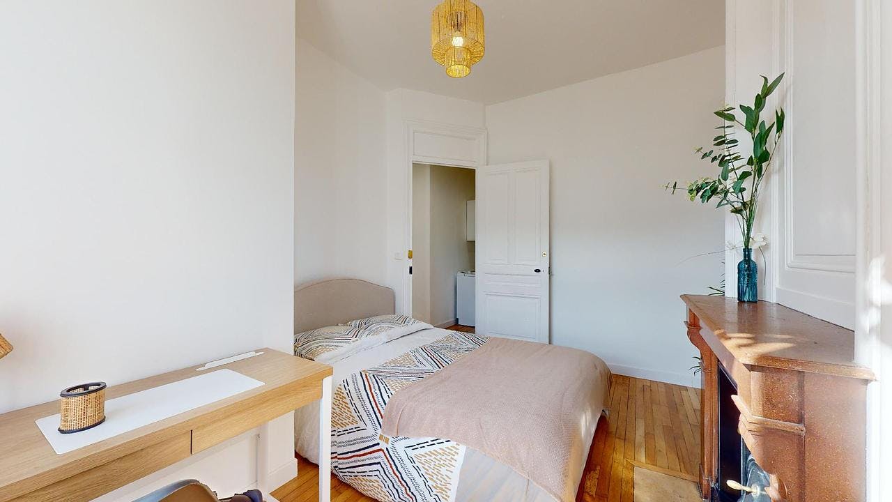 Single room Lyon, 1 bed, 11m² — photo 1