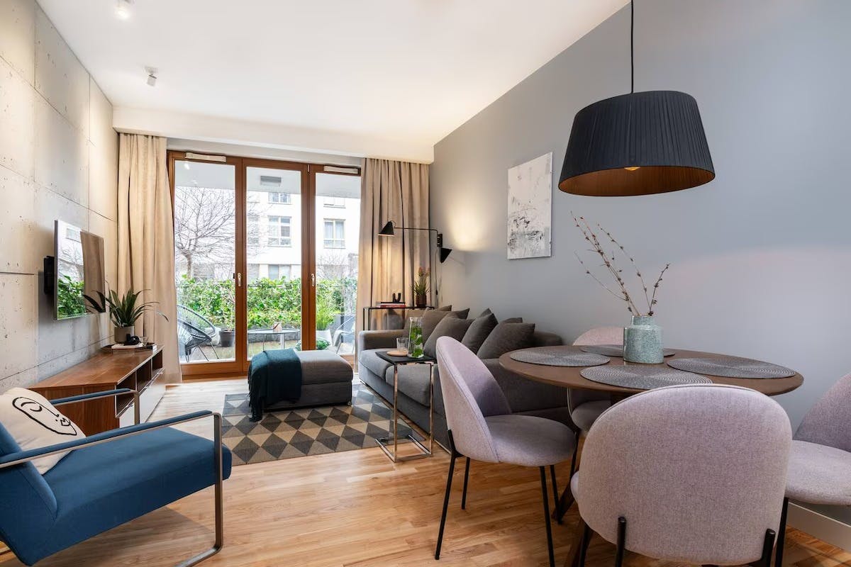 Apartment for rent for PLN 8,429 per month in Warsaw, Obrzeżna