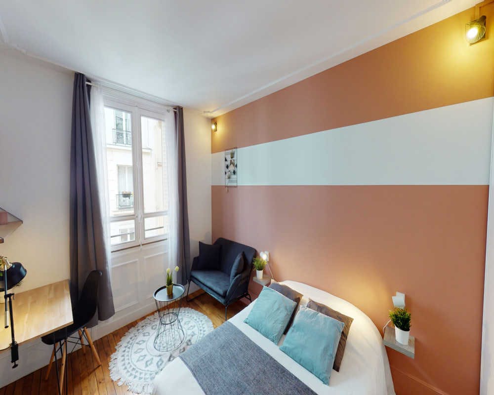 Single room Paris, 1 bed, 13m² — photo 25