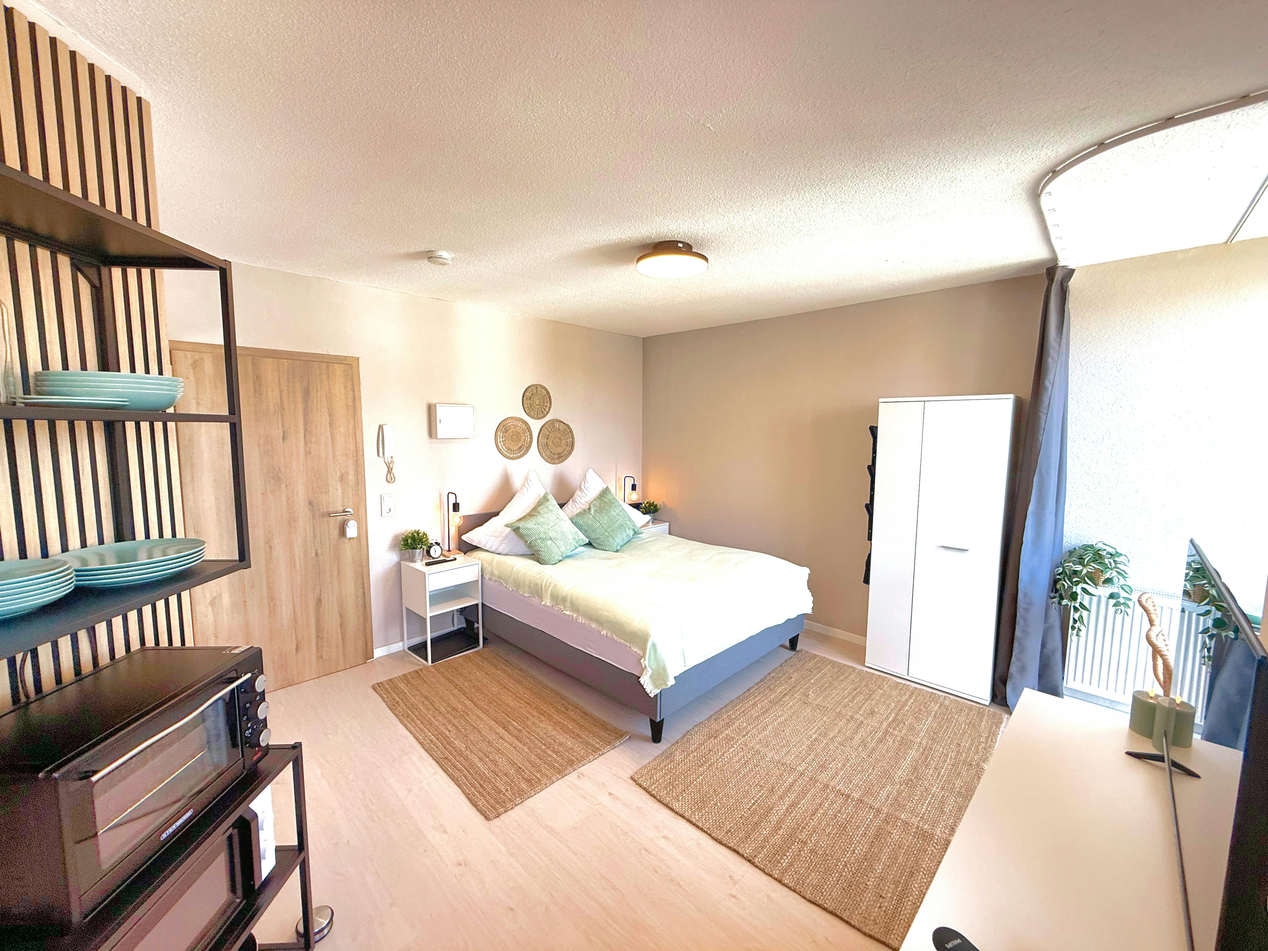 单间公寓 正在以 €1,200 的月租出租，其位于 Saarbrücken, Deutschherrnstraße