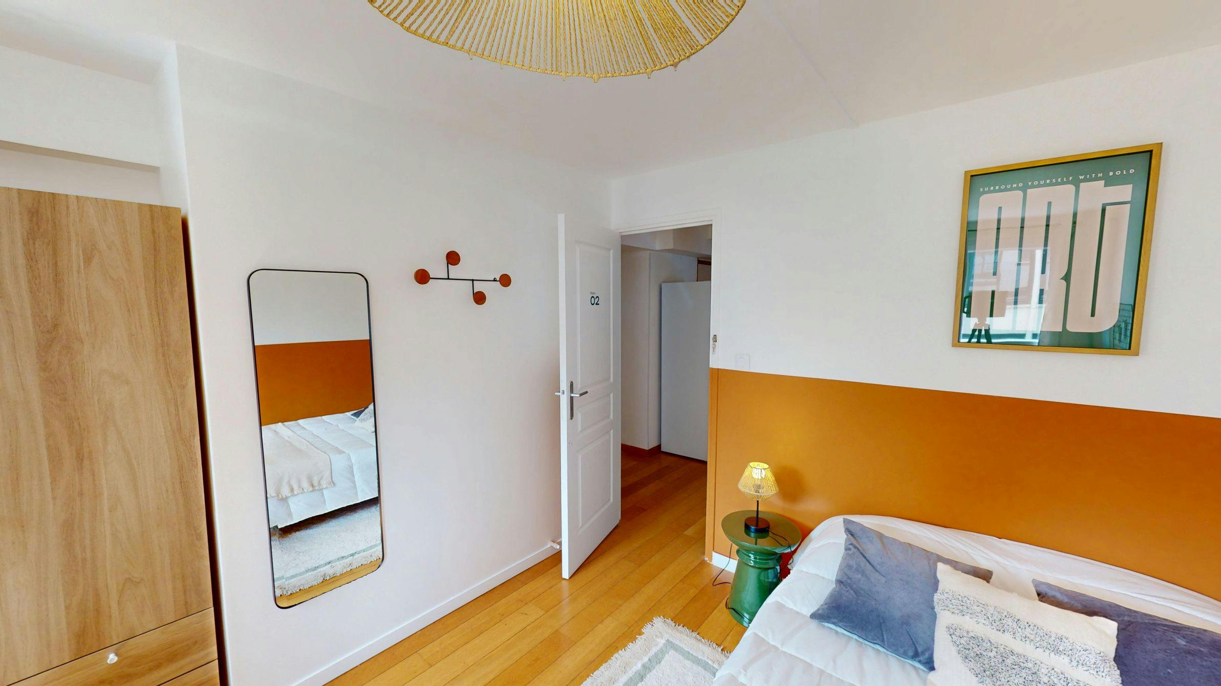Private room for rent on Rue de l'Abbé Groult, Paris - Vue 5