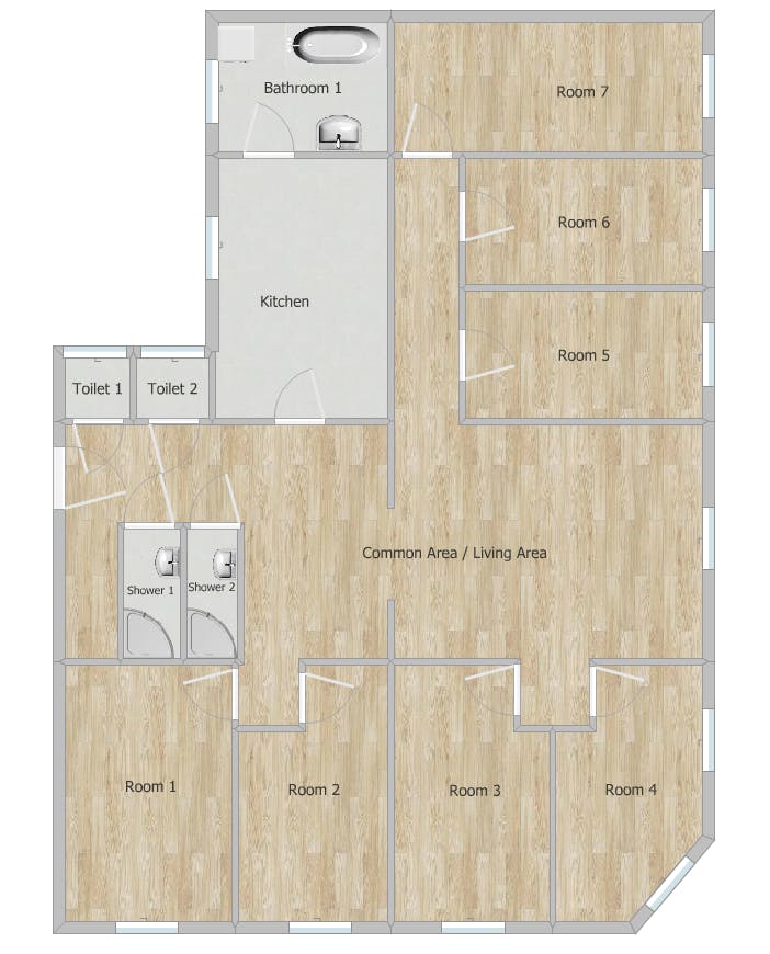 Single room Vienna, 1 bed, 12m² — photo 5