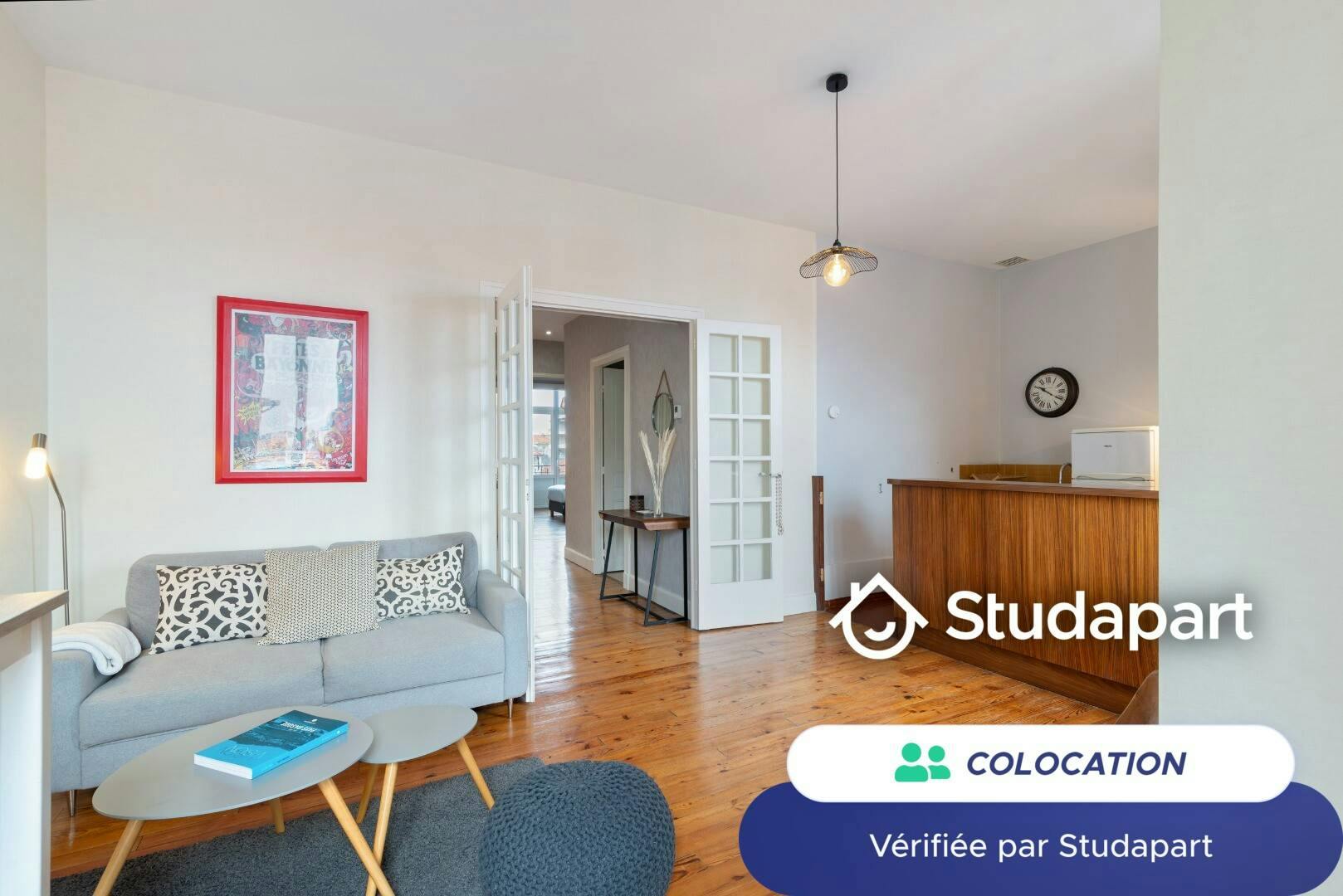 Quarto privado para alugar por € 550 por mês em Biarritz, Rue du Centre