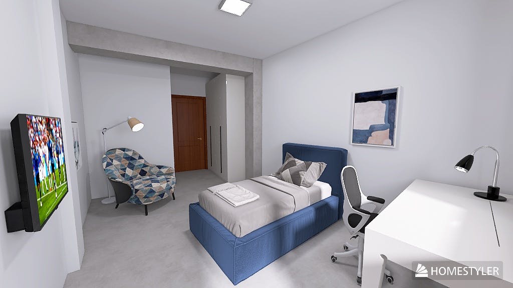 Single room Rome, 1 bed, 17m² — photo 8
