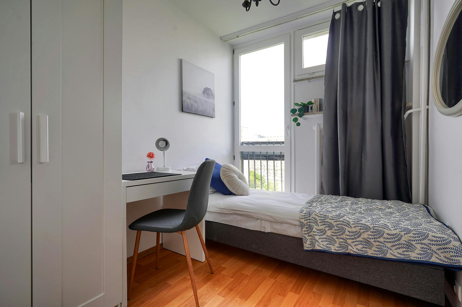 Single room Warsaw, 1 bed, 15m² — photo 1