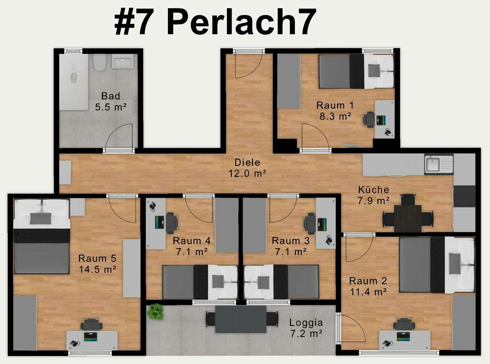 Single room Munich, 1 bed, 9m² — photo 1