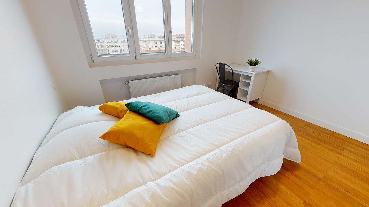 Single room Villeurbanne, 1 bed, 11m² — photo 1