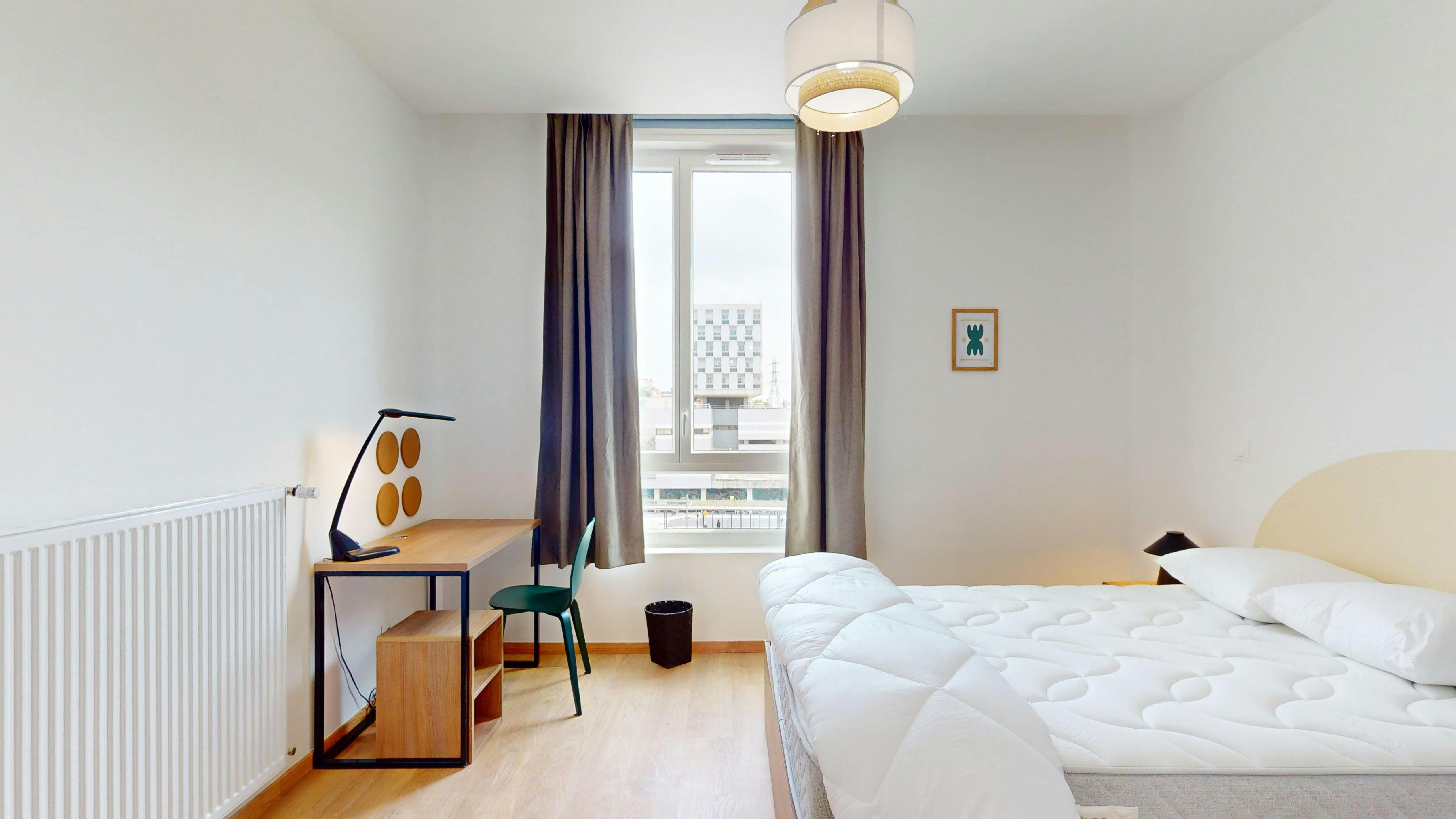 Single room Cergy, 1 bed, 14m² — photo 23